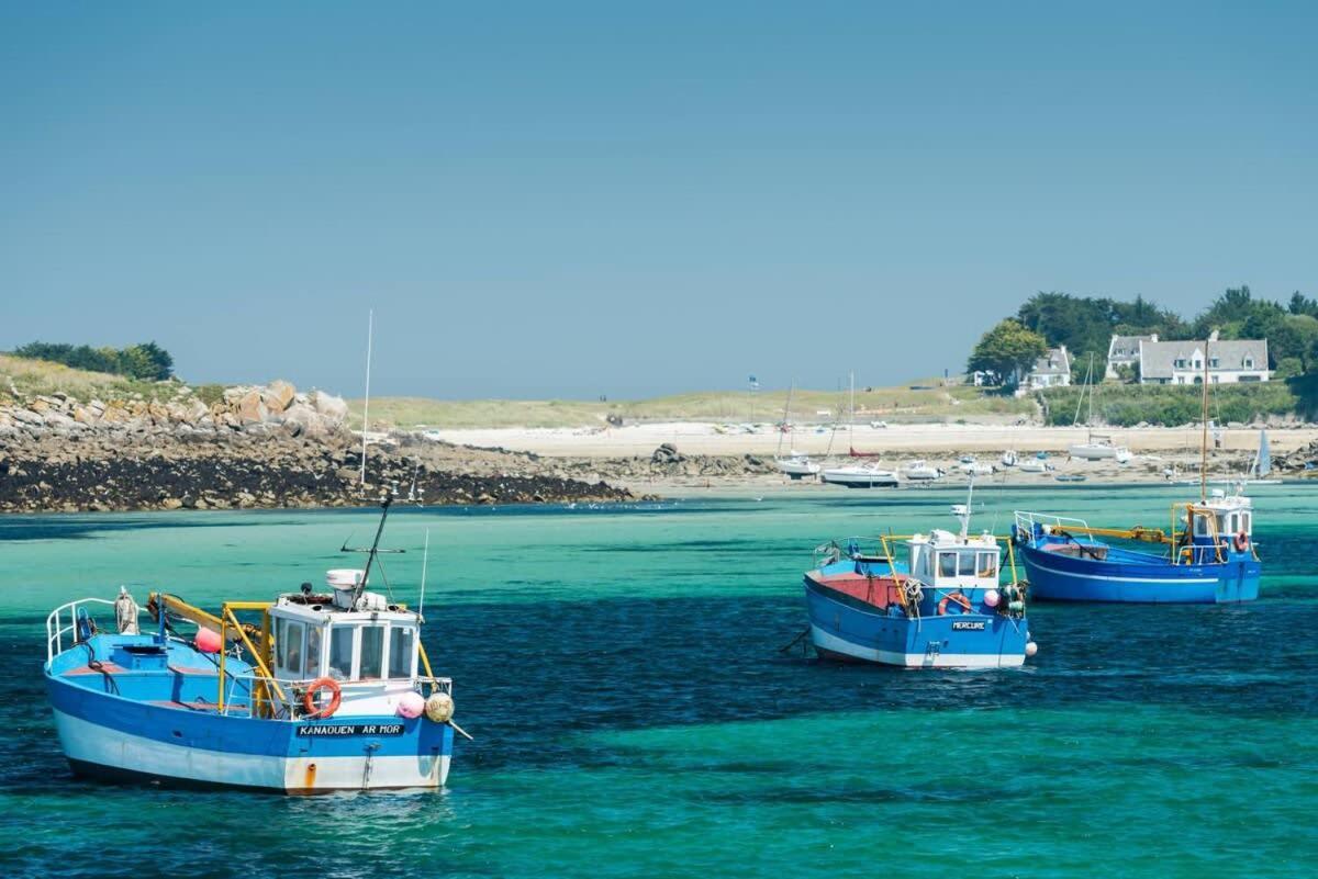 Kermartin - Maison De Famille Avec Vue Sur La Baie De Morlaix Plouézocʼh Εξωτερικό φωτογραφία